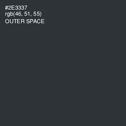 #2E3337 - Outer Space Color Image